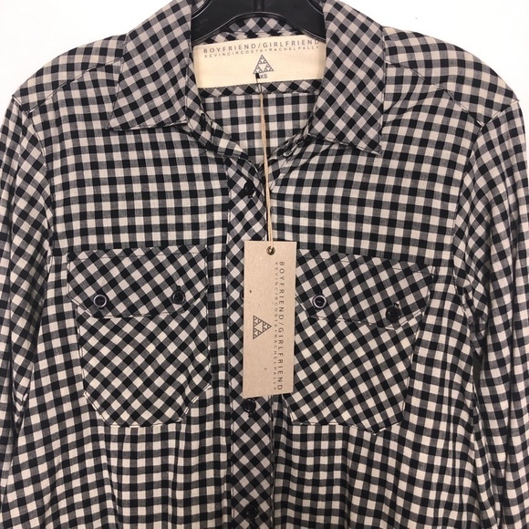 Boyfriend / Girlfriend | Gingham Plaid Shirt - Picture 2 of 4